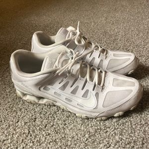 Nike Reax 8 TR MESH Mens White Grey Cross Training Shoes Size 11